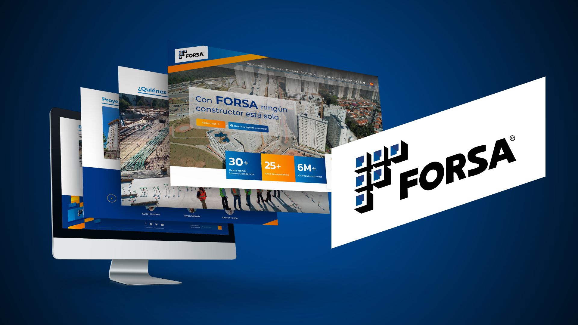 Forsa - Proyecto de Juan Sebastian Ramirez (JSRamirez) - Desarrollo de una plataforma web para FORSA, empresa líder en sistemas constructivos industrializados y soluciones de ingeniería. La web permite la gestión de contenido integral a través de un CMS (Strapi), presentando sus productos y servicios de edificación y vivienda.