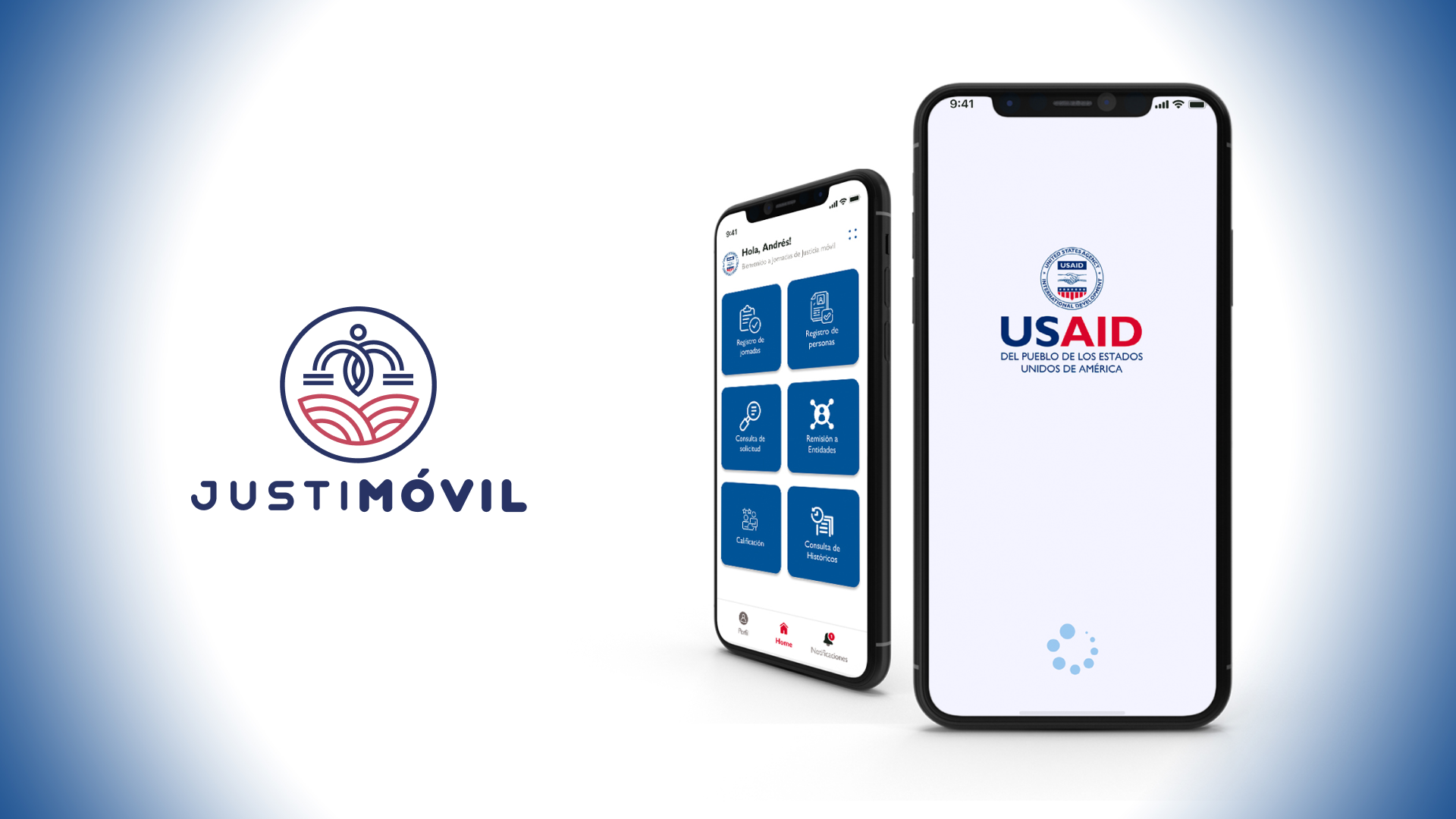 JustiMovil - Proyecto de Juan Sebastian Ramirez (JSRamirez) - Desarrollo de una plataforma móvil y web para USAID, diseñada para optimizar las jornadas de justicia. Incluía un sistema de atención y asignación en vivo con una robusta solución de sincronización de datos offline, garantizando la continuidad del servicio incluso en áreas de baja conectividad.